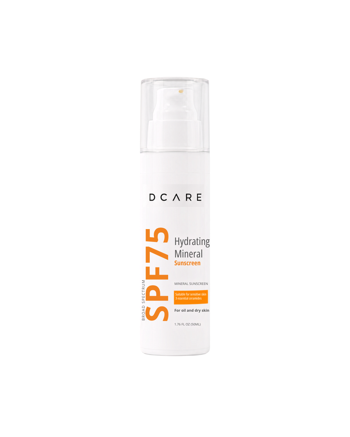 DCARE Mineral Sunscreen SPF 75